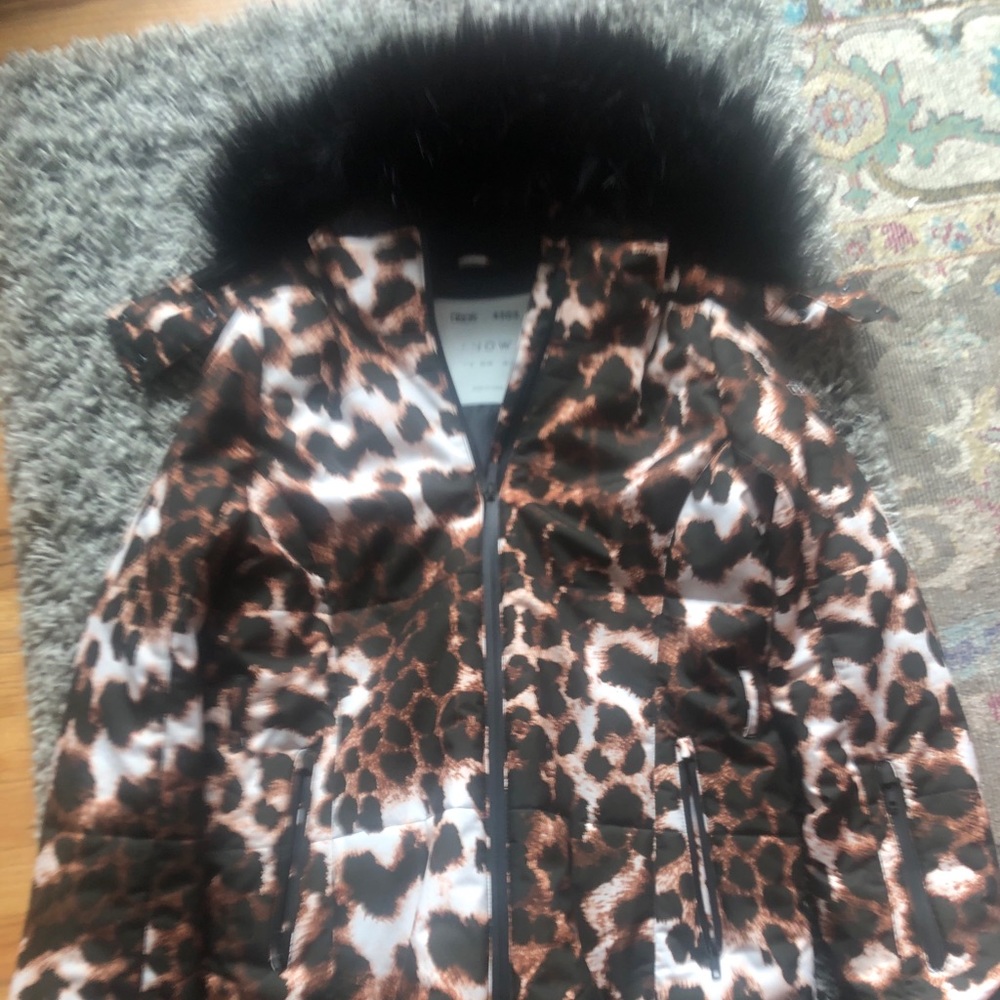ASOS leopard print coat